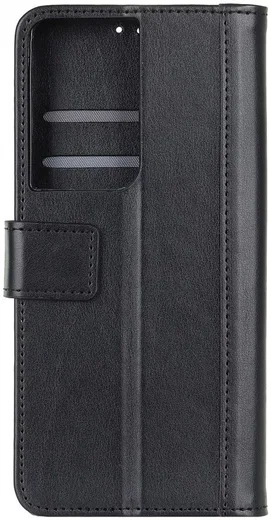 Samsung Galaxy S21 Ultra Hoesje Wallet Book Case met Pasjes Zwart afbeelding 6