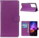 Samsung Galaxy S21 Ultra Hoesje met Pasjes Book Case Kunstleer Paars afbeelding 5