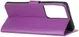 Samsung Galaxy S21 Ultra Hoesje met Pasjes Book Case Kunstleer Paars afbeelding 7