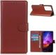Samsung Galaxy S21 Ultra Hoesje met Pasjes Book Case Kunstleer Bruin afbeelding 5