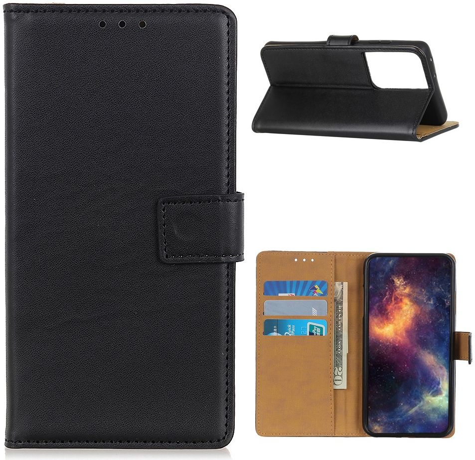 Samsung Galaxy S21 Ultra Hoesje Book Case met Pasjes Zwart afbeelding 5