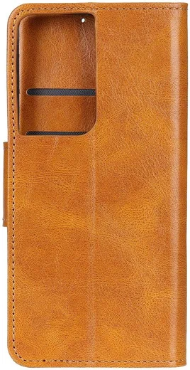 Samsung Galaxy S21 Ultra Hoesje Wallet Book Case Bruin afbeelding 6