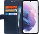 Samsung Galaxy S21 Plus Hoesje Wallet Book Case Blauw afbeelding 1
