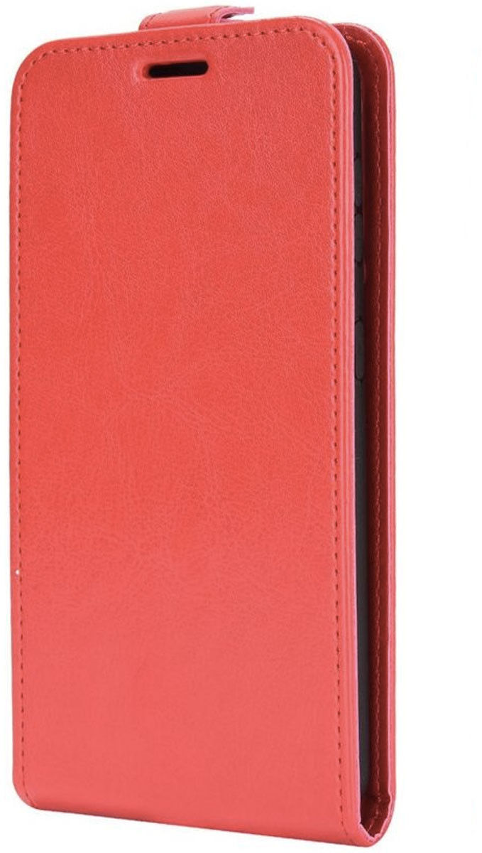 Samsung Galaxy S21 Hoesje Verticale Flip Wallet Case Kunstleer Rood afbeelding 4