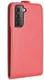 Samsung Galaxy S21 Hoesje Verticale Flip Wallet Case Kunstleer Rood afbeelding 5