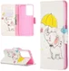 Samsung Galaxy S21 Ultra Portemonnee Hoesje met Olifant Print afbeelding 4