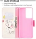 Samsung Galaxy S21 Ultra Portemonnee Hoesje met Olifant Print afbeelding 3