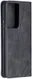 Samsung Galaxy S21 Ultra Hoesje Wallet Book Case Geometrie Zwart afbeelding 2