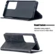 Samsung Galaxy S21 Ultra Hoesje Wallet Book Case Geometrie Zwart afbeelding 5