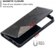Samsung Galaxy S21 Ultra Hoesje Wallet Book Case Geometrie Zwart afbeelding 6