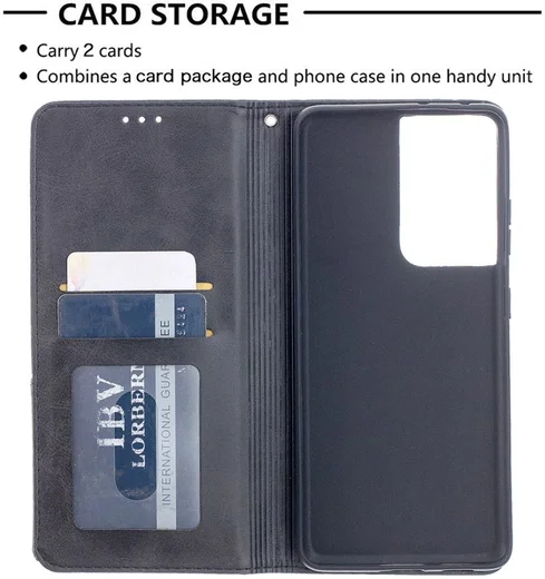 Samsung Galaxy S21 Ultra Hoesje Wallet Book Case Geometrie Zwart afbeelding 7