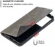 Samsung Galaxy S21 Ultra Hoesje Wallet Book Case Geometrie Grijs afbeelding 6