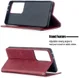 Samsung Galaxy S21 Ultra Hoesje Wallet Book Case Geometrie Rood afbeelding 5
