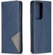 Samsung Galaxy S21 Ultra Hoesje Wallet Book Case Geometrie Blauw afbeelding 3