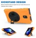 Samsung Galaxy Tab Active 3 Hoes met Kickstand en Handriem Oranje afbeelding 3