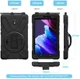 Samsung Tab Active 3 Hoes met Kickstand en Handriem Zwart afbeelding 10