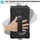 Samsung Tab Active 3 Hoes met Kickstand en Handriem Zwart afbeelding 11