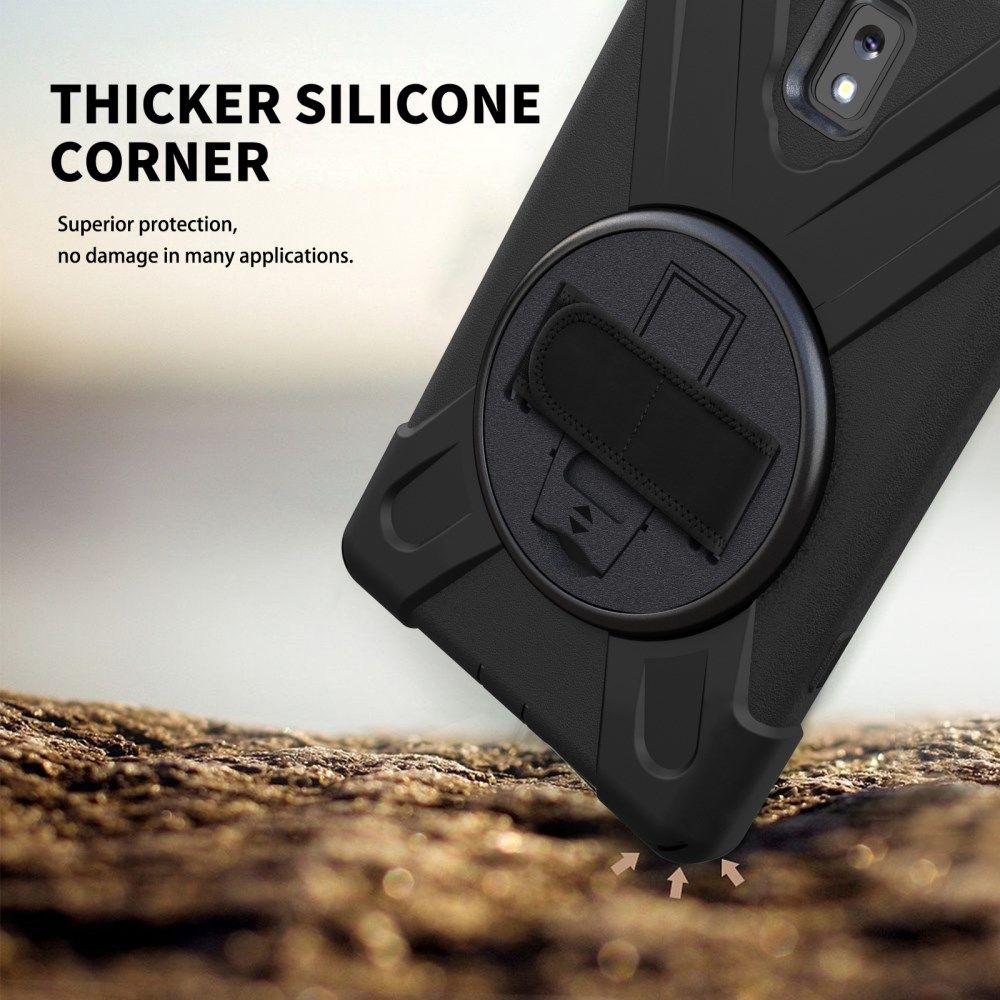 Samsung Tab Active 3 Hoes met Kickstand en Handriem Zwart afbeelding 12