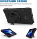Samsung Tab Active 3 Hoes met Kickstand en Handriem Zwart afbeelding 3