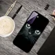 Samsung Galaxy S21 Plus Hoesje Matte TPU Back Cover met Kat Print afbeelding 2