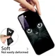 Samsung Galaxy S21 Plus Hoesje Matte TPU Back Cover met Kat Print afbeelding 3