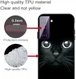 Samsung Galaxy S21 Plus Hoesje Matte TPU Back Cover met Kat Print afbeelding 4