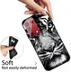Samsung Galaxy S21 Ultra Hoesje Matte TPU Back Cover met Tijger Print afbeelding 3