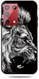 Samsung Galaxy S21 Ultra Hoesje Matte TPU Back Cover met Leeuw Print afbeelding 1
