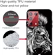 Samsung Galaxy S21 Ultra Hoesje Matte TPU Back Cover met Leeuw Print afbeelding 4