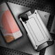 Samsung Galaxy A12 Hoesje Hybride Shock Proof Back Cover Zilver afbeelding 7