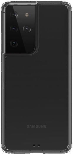 Samsung Galaxy S21 Ultra Hoesje Hybride Armor Back Cover Transparant afbeelding 3