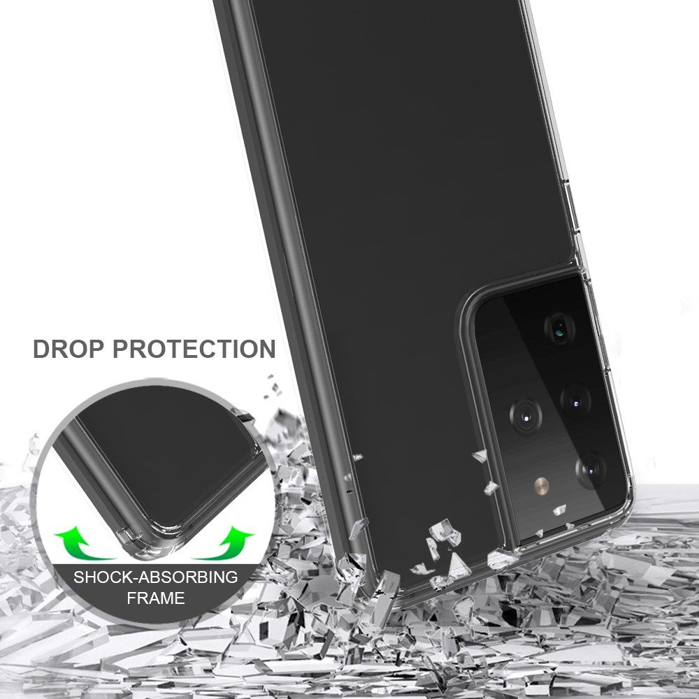 Samsung Galaxy S21 Ultra Hoesje Hybride Armor Back Cover Transparant afbeelding 8