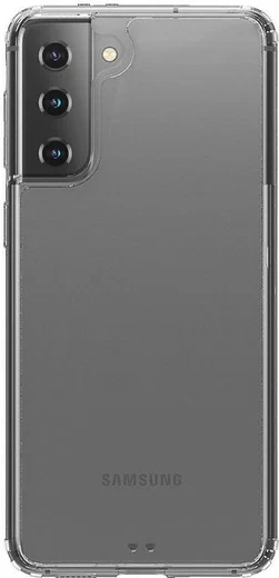 Samsung Galaxy S21 Plus Hoesje Hybride Armor Back Cover Transparant afbeelding 1
