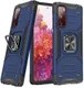 Samsung Galaxy S20 FE Hoesje Back Cover Shockproof met Kickstand Blauw afbeelding 1