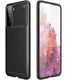 Samsung Galaxy S21 Hoesje Siliconen Carbon TPU Back Cover Zwart afbeelding 16