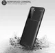 Samsung Galaxy S21 Hoesje Siliconen Carbon TPU Back Cover Zwart afbeelding 4