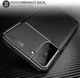 Samsung Galaxy S21 Hoesje Siliconen Carbon TPU Back Cover Zwart afbeelding 5