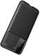 Samsung Galaxy S21 Hoesje Siliconen Carbon TPU Back Cover Zwart afbeelding 10