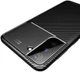 Samsung Galaxy S21 Hoesje Siliconen Carbon TPU Back Cover Zwart afbeelding 12