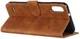LG K22 Hoesje Retro Wallet Book Case Bruin afbeelding 6