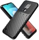Motorola Moto E7 Hoesje TPU Thunder Design Zwart afbeelding 2
