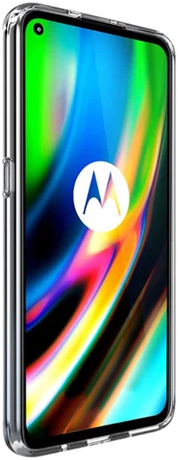 IMAK UX-5 Motorola Moto G9 Plus Hoesje Flexibel en Dun TPU Transparant afbeelding 3