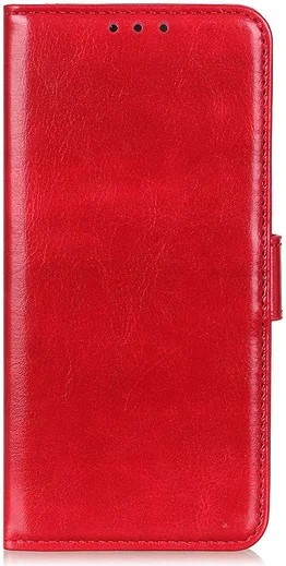 Motorola Moto G9 Power Hoesje Portemonnee Crazy Horse Book Case Rood afbeelding 6