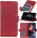 Motorola G9 Power Book Case Hoesje Book Case Retro Wallet Rood afbeelding 1