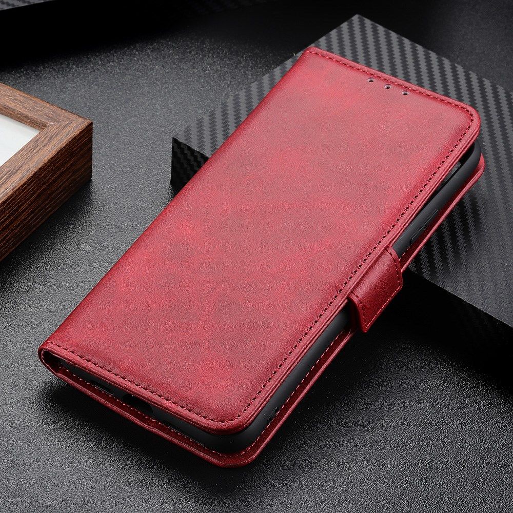 Motorola G9 Power Book Case Hoesje Book Case Retro Wallet Rood afbeelding 8