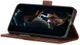 Motorola G9 Power Book Case Hoesje Book Case Retro Wallet Coffee afbeelding 7