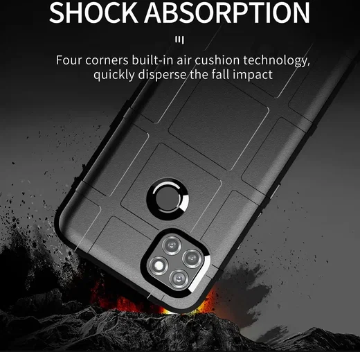 Motorola Moto G9 Power Hoesje Shock Proof Rugged Shield Zwart afbeelding 6