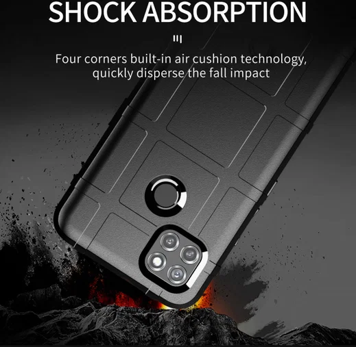 Motorola Moto G9 Power Hoesje Shock Proof Rugged Shield Blauw afbeelding 2