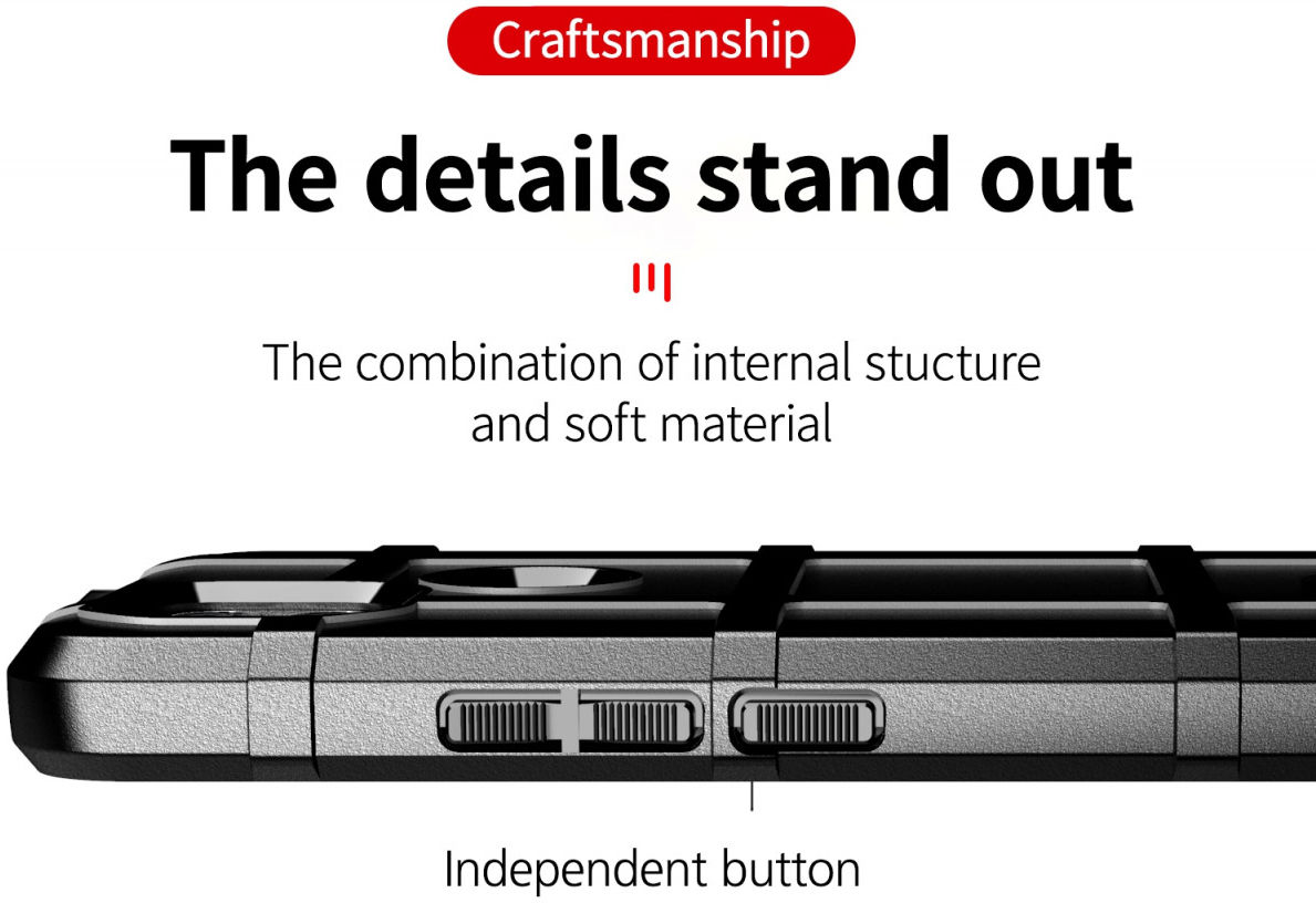 Motorola Moto G9 Power Hoesje Shock Proof Rugged Shield Groen afbeelding 5