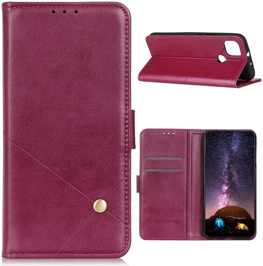 Motorola Moto G9 Power Hoesje Wallet Book Case Rood afbeelding 4